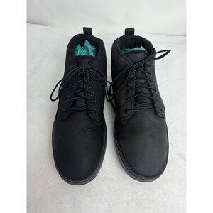 Timberland Men's Davis Square Mid Chukka Boot Black Size 11.E